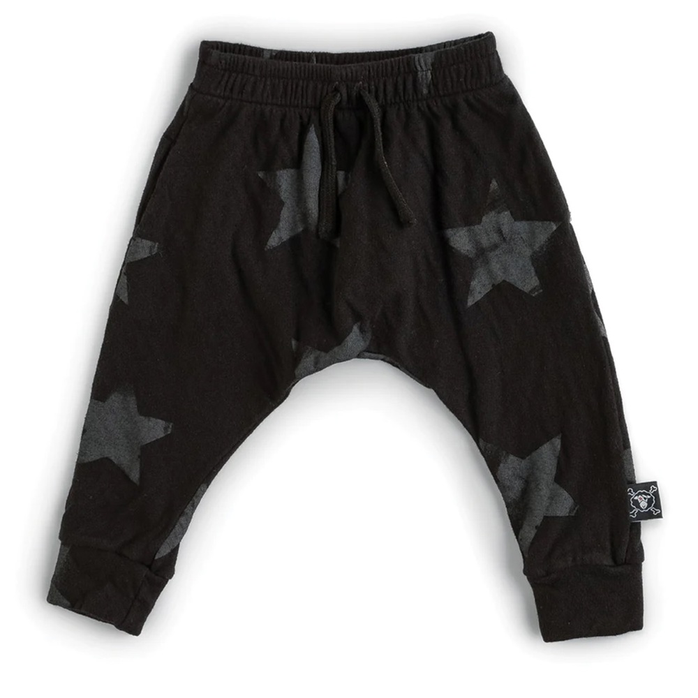 NUNUNU Unisex BABY FADED STAR BAGGY PANTS 12/18 months